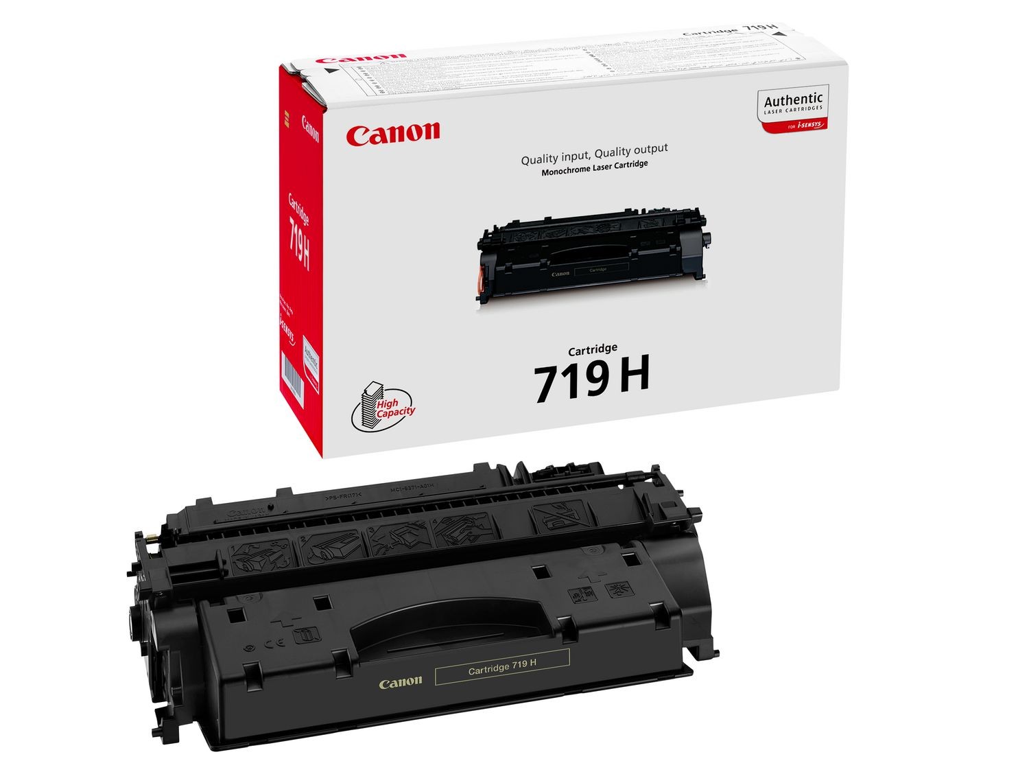 CANON ORIGINAL - Canon 719H Noir (6400 pages) Toner de marque